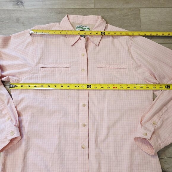 ExOfficio Buzz Off Insect Shield Shirt Women’s Long Sleeve Sz XL Pink Striped - Picture 4 of 6